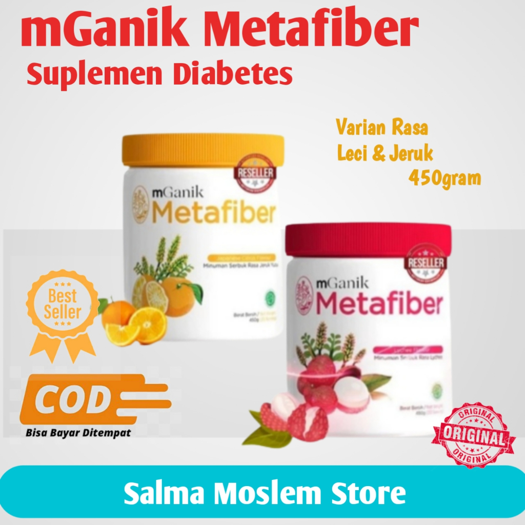 Mganik metafiber diabetes original mganik meta fiber penurun gula darah mganik