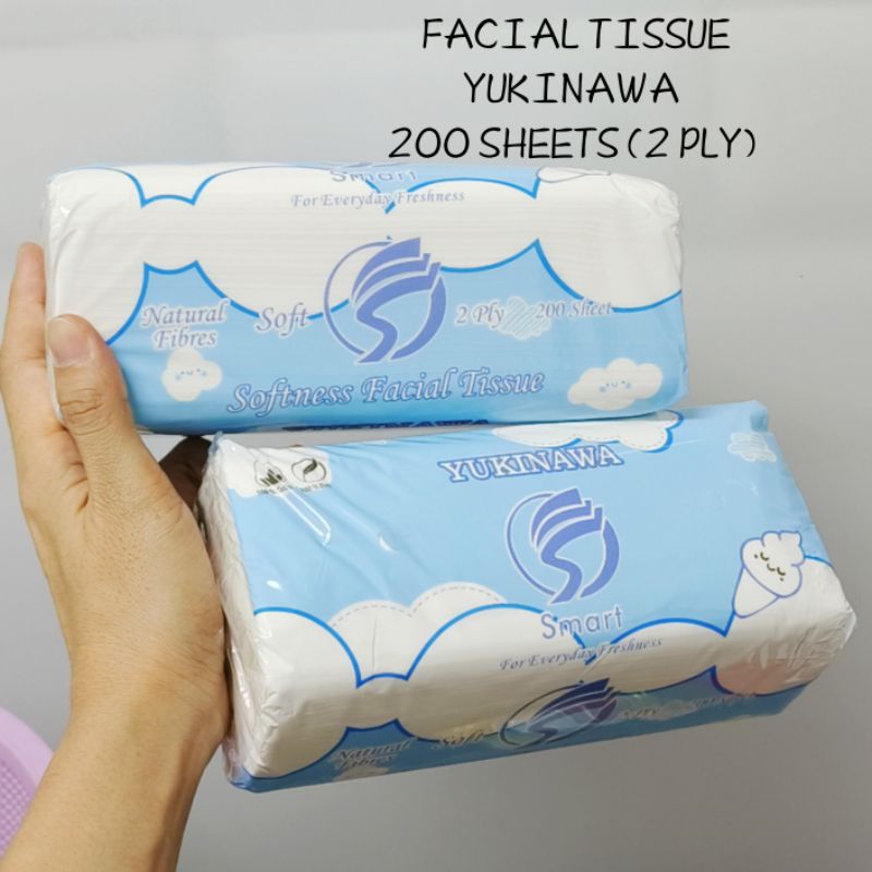 FACIAL TISSUE YUKINAWA 200s (TISSUE WAJAH)