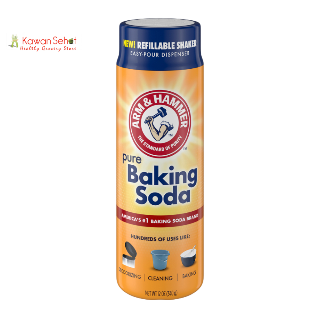 

Pure Baking Soda Arm & Hammer 340gr | Soda Kue