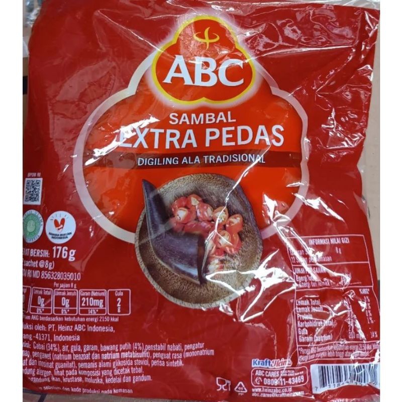 

SAOS STIK ABC EXTRA PEDAS 8GR ISI 22PCS