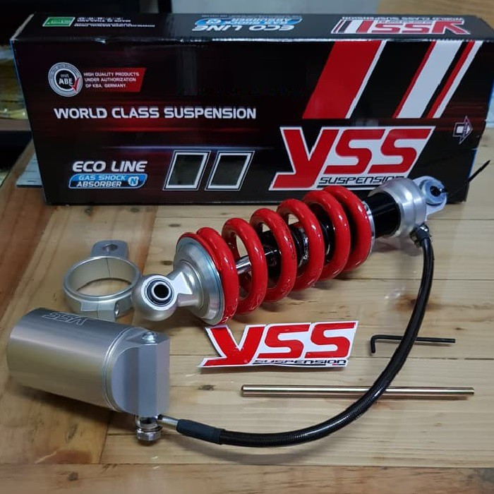 YSS SHOCKBEKER NINJA KRR/ZX150 MERAH TABUNG G-SERIES