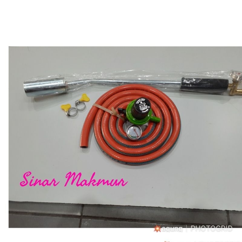 KOMPOR TEMBAK KOMPLIT REGULATOR HP + METER UTU