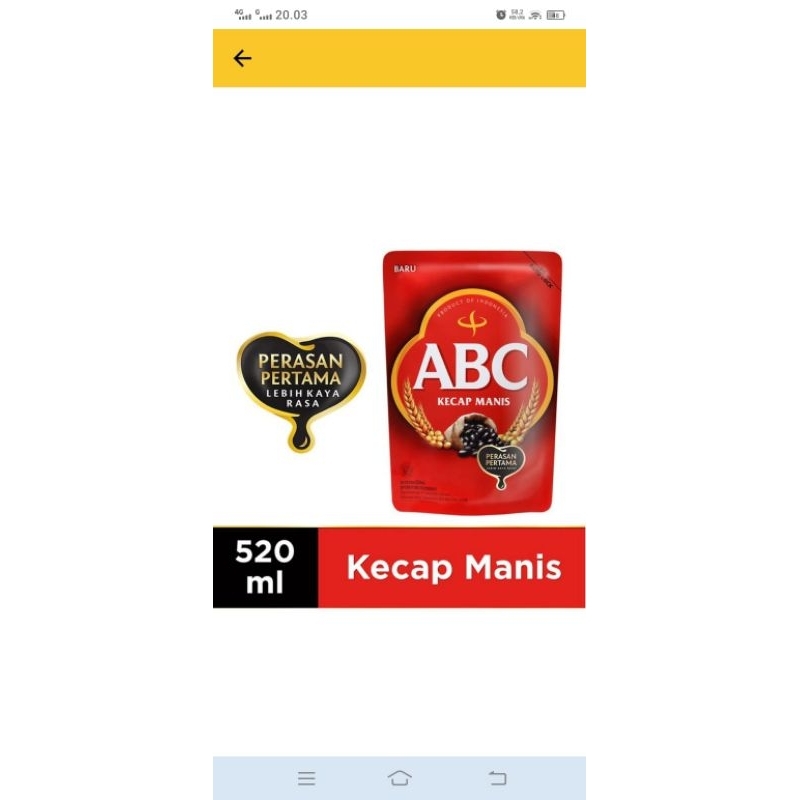 kecap abc 520ml