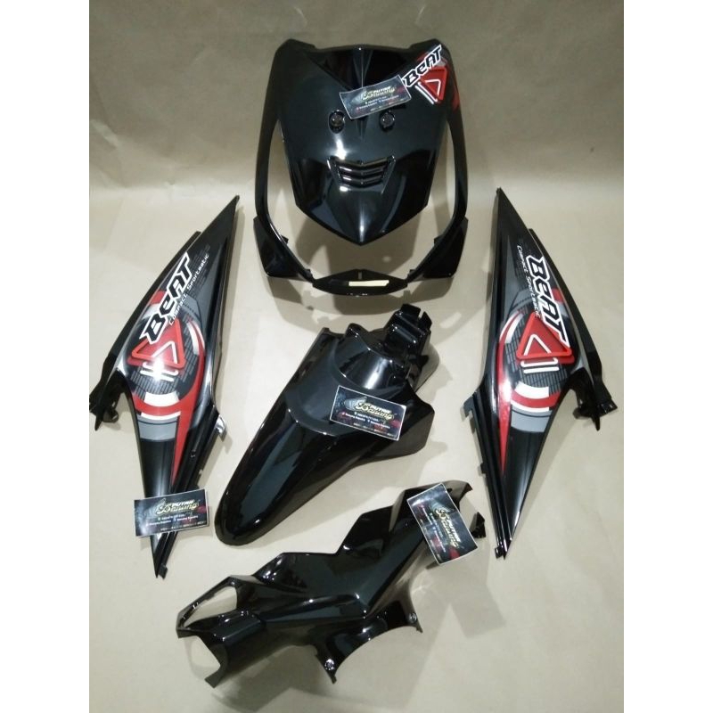 Cover Body Beat Karbu New 2009 Hitam Full Set Halus Cover Body Full Halus Bodi Beat Karbu
