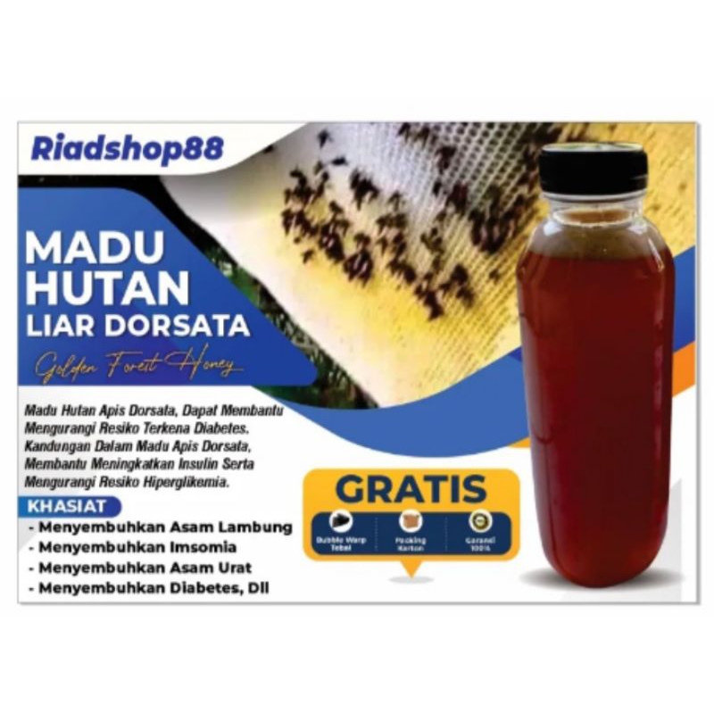 

Madu Murni Hutan Liar 250 ml..Madu Mentah Tanpa Campuran,Asli murni