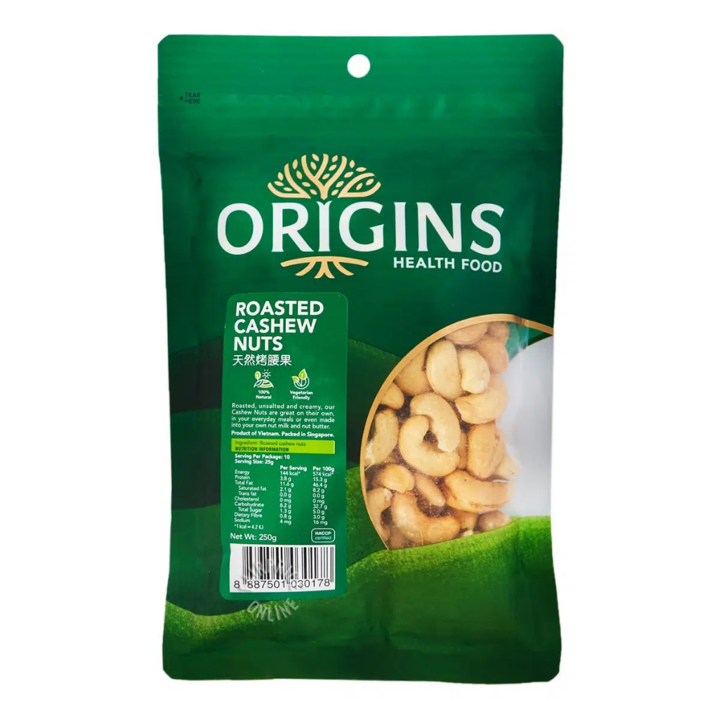 

Origins Healthfood Roasted Cashew Nut 250g