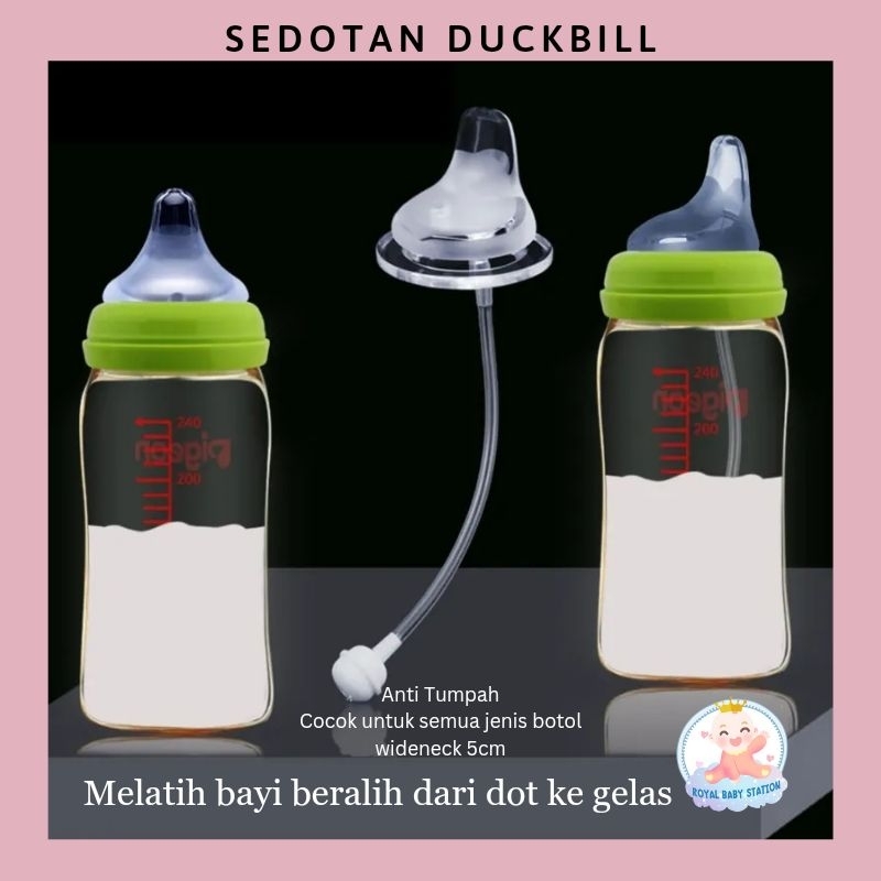 Sedotan Duckbill Sippy Pengganti Dot Botol Susu Bayi