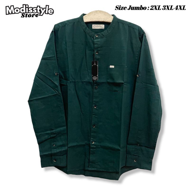 Kemeja Semi Koko Concept Ukuran Jumbo/Kemeja Kemko Jumbo Pria Dewasa/Kemko Jumbo Lengan Panjang XXL 