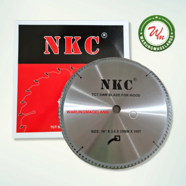 

WM TCT circular saw blade 16 inch 400 mm x 100T x 30 mm NKC Berkualitas