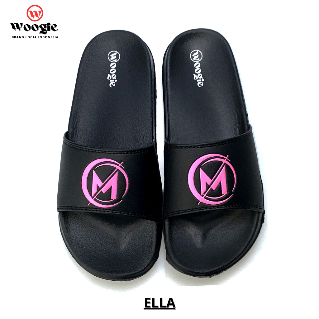 Woogie Ella Sandal Wanita Selop Cewek Premium Pink