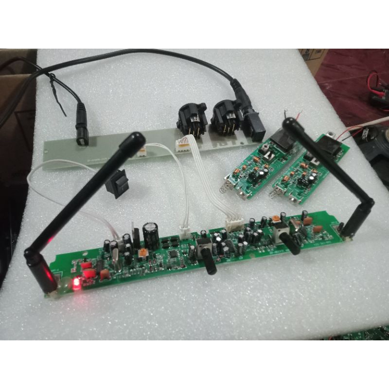modul mic digital dan reciver wireless profesional 2 chanel