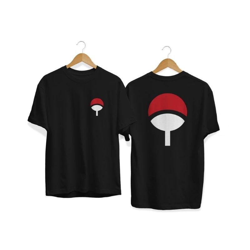 kaos uchiha / kaos logo uchiha / kaos Naruto / kaos anime / kaos pria / kaos polos