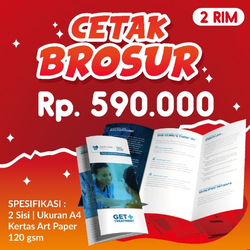 

Cetak Brosur A4 2 rim (1.000) || Art Paper 120 gr [2 sisi]