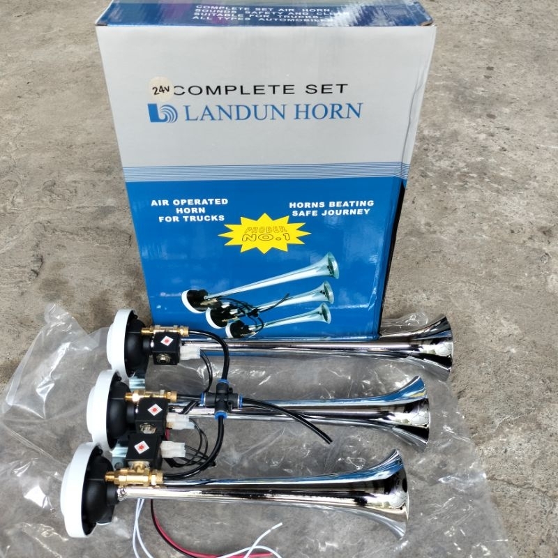 Klakson Telolet 3 Corong Landun 24Volt