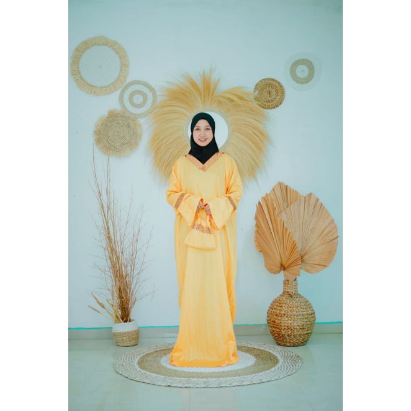 (COD) BATIK SIZE ANAK DEWASA MUKENA ABAYA PARASUT TRAVELING PREMIUM TERBARU SALSA STORE MUKENA ABAYA