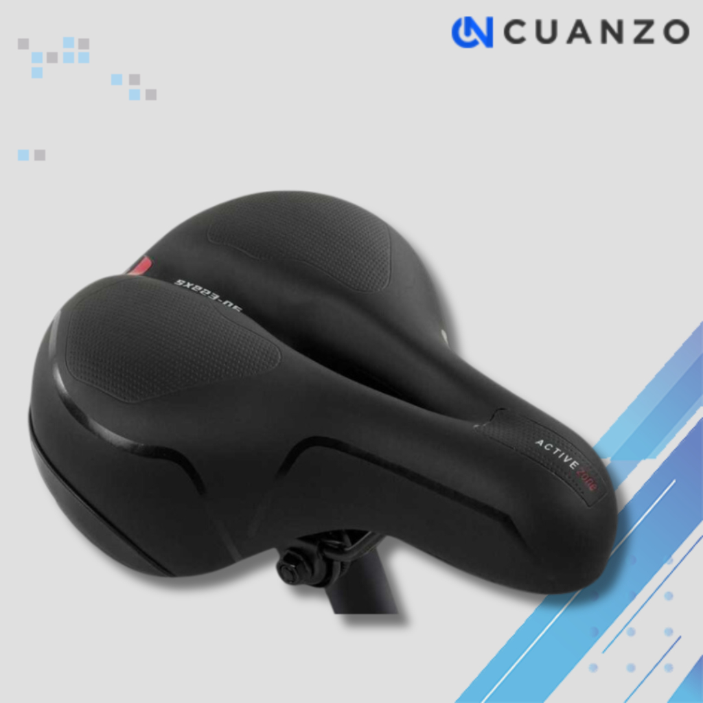 Sadel Sepeda Mountain Bike Saddle Leather / Sadel Tempat Duduk Sepeda Gunung Lipat Fixie Velo Balap 