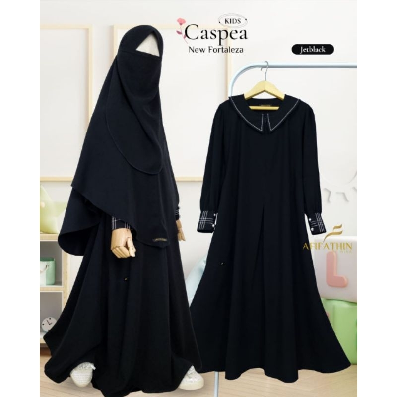 CASPEA KIDS | AFIFATHIN | SET GAMIS ANAK SIMPLE ELEGAN PREMIUM