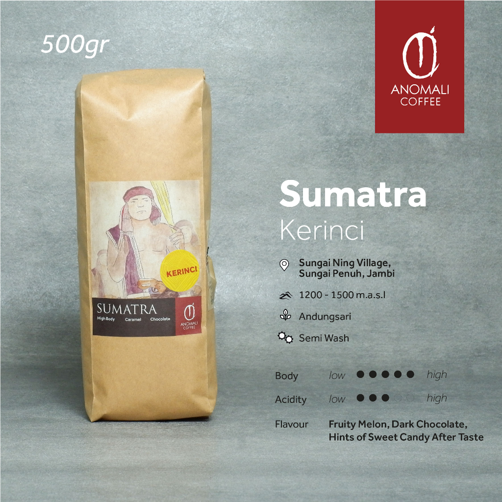 

Anomali Coffee Biji Kopi Sumatra Kerinci 500 gram
