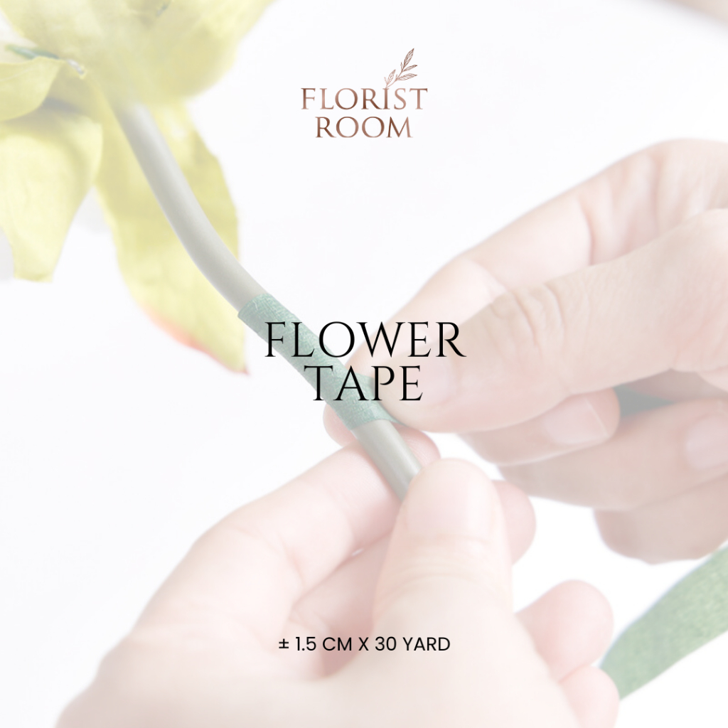 

Flowertape ±1.5cm x 30 yard - floral tape - barang florist