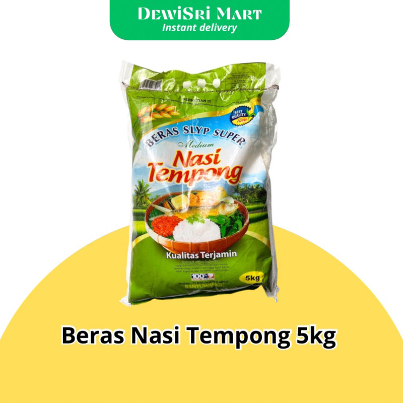 

Beras Nasi tempong 5kg - Dewi Sri Mart