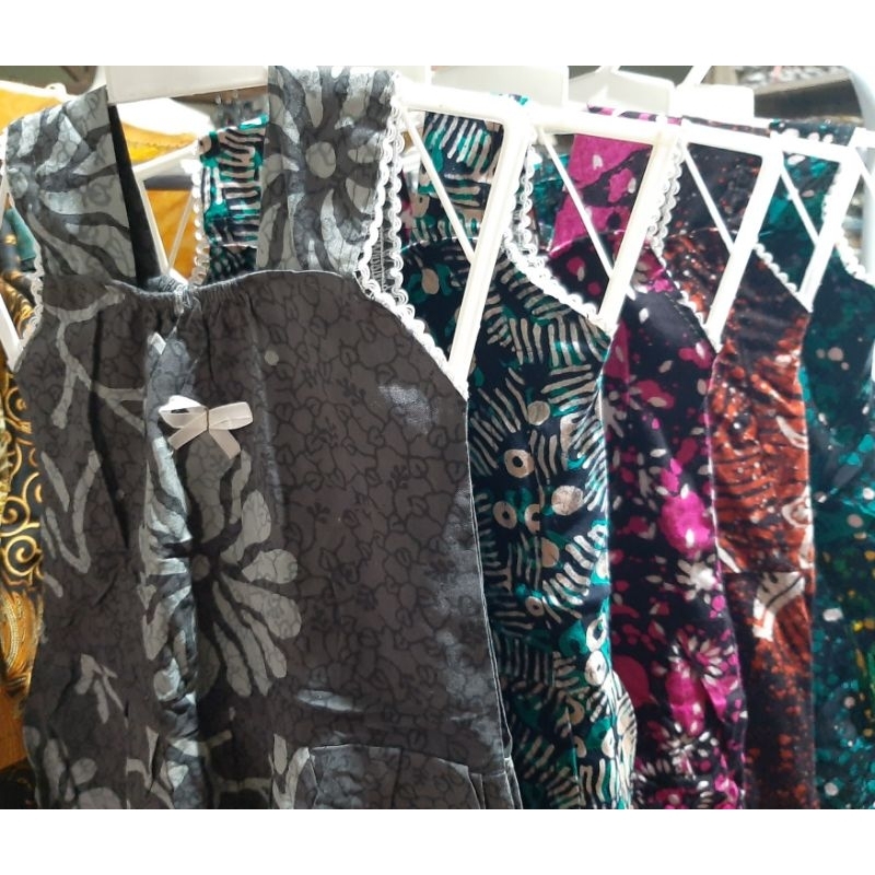 Dress Daster Batik Anak Perempuan Anti Gerah