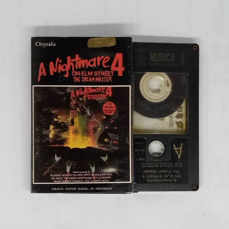 Kaset A Nightmare On Elm Street 4 Bekas | Lapak Lawas | Kaset Pita Musik Jadul