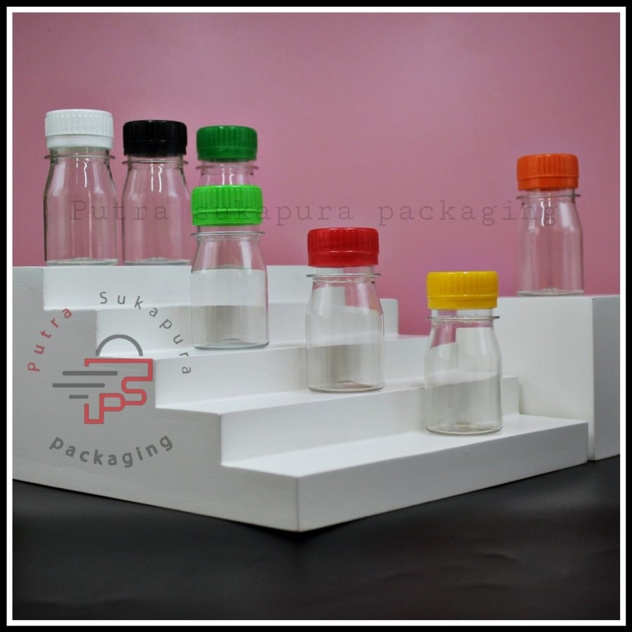 botol bp2 50ml natural/botol kapsul 50ml