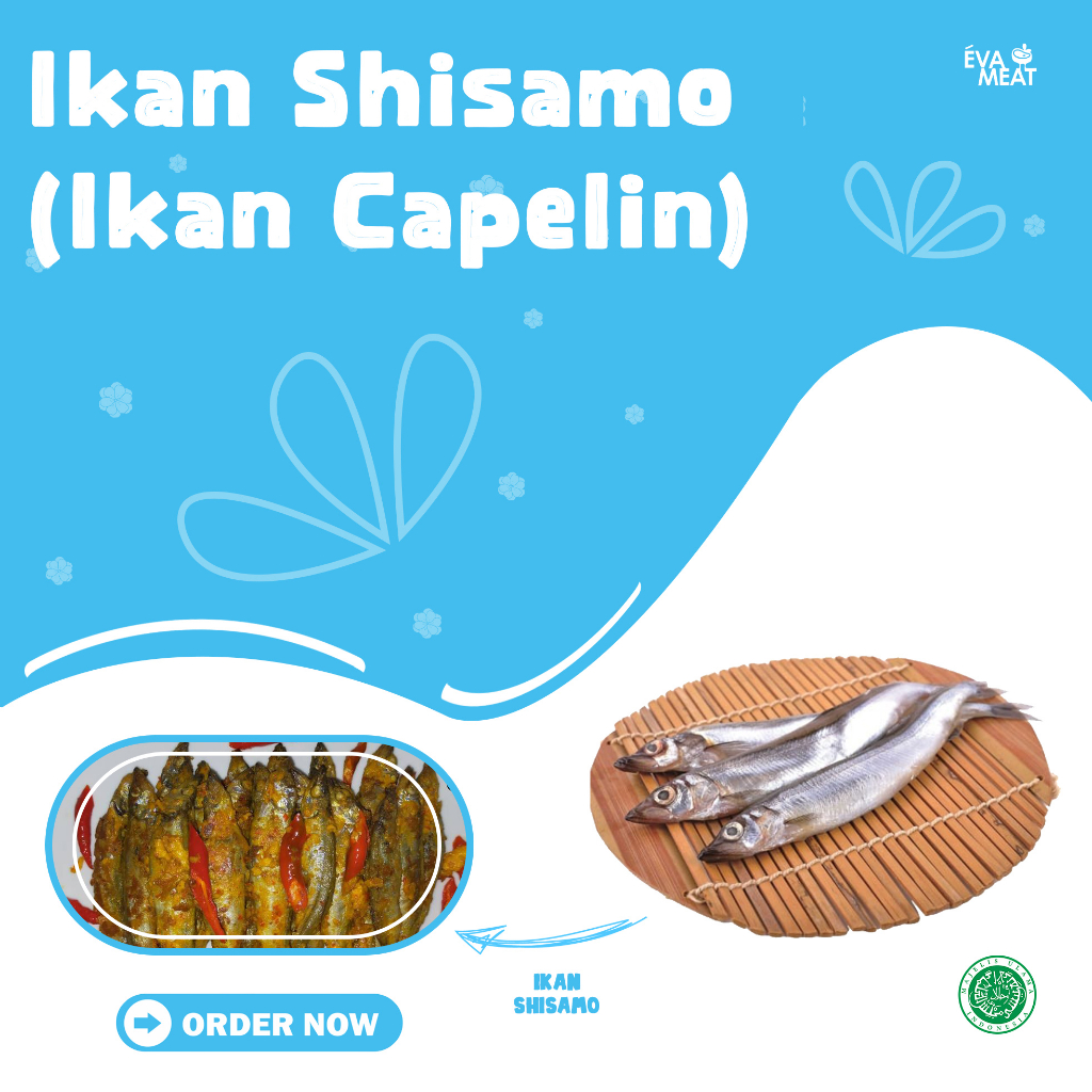 

Ikan Shisamo (capelin) / ikan isi telur / ikan cipung