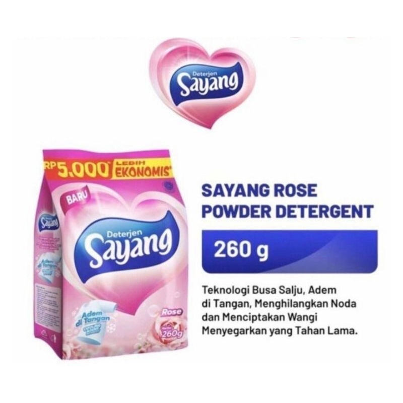 Detergent Sayang Bubuk 260g
