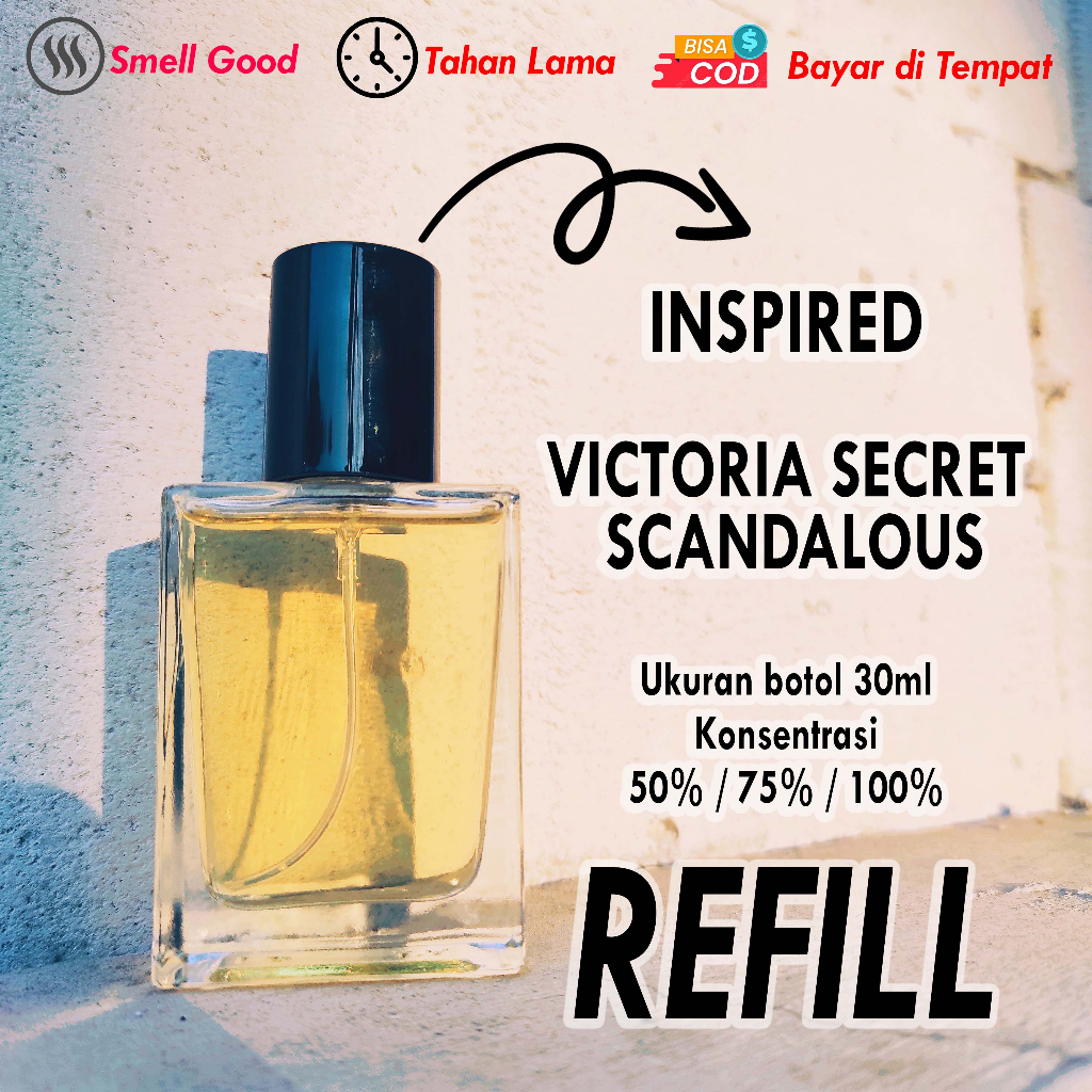 SCANDAL SECRET - Parfum Farfum Parfume Perfume Wanita Original Isi 30ml | Searah VICTORIA'S SECRET -