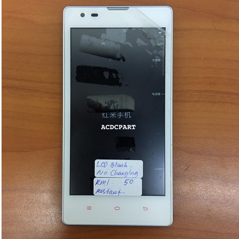 HANDPHONE RUSAK XIAOMI REDMI 1 ORIGINAL RUSAK