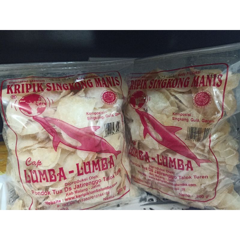

Kripik singkong lumba-lumba 200gram Utuhan/kerpiksingkong/kripiklumba-lumbakecil/oleh-olehkhasmalang