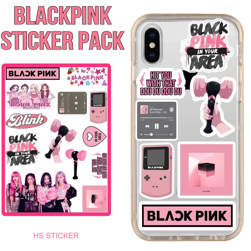 

STIKER BLACKPINK ( Sudah cutting ) Anti Air Jisoo Rose Lisa Jennie / Sticker kpop Blackpink