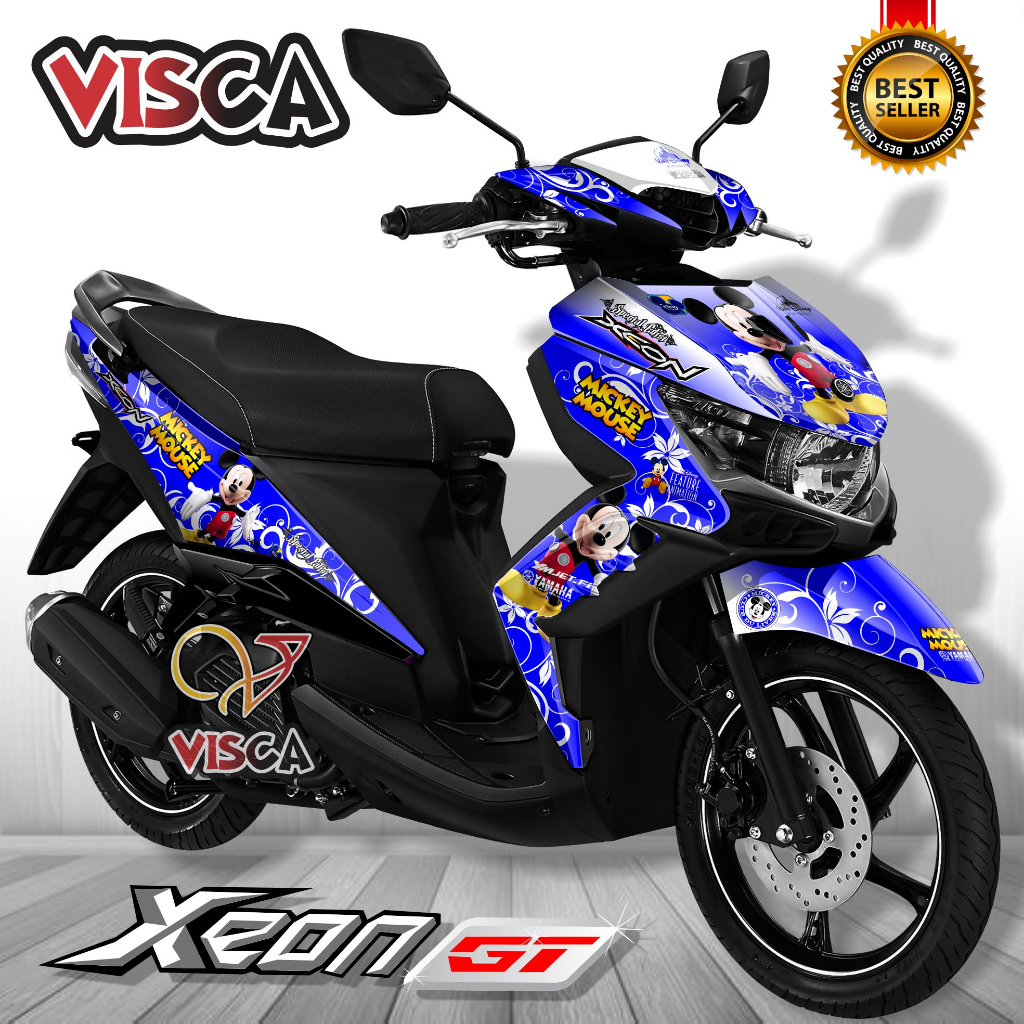 Decal Xeon GT 125 Full Body Stiker Xeon GT 125 Full Body Striping Xeon GT 125 Full Body Decal Hologr
