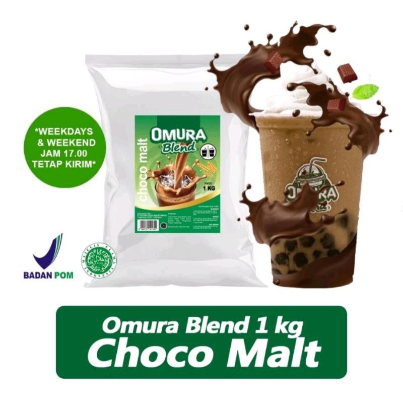 

Omura Blend Bubuk Minuman Rasa Choco Malt / Powder Drink Choco Malt 1 KG