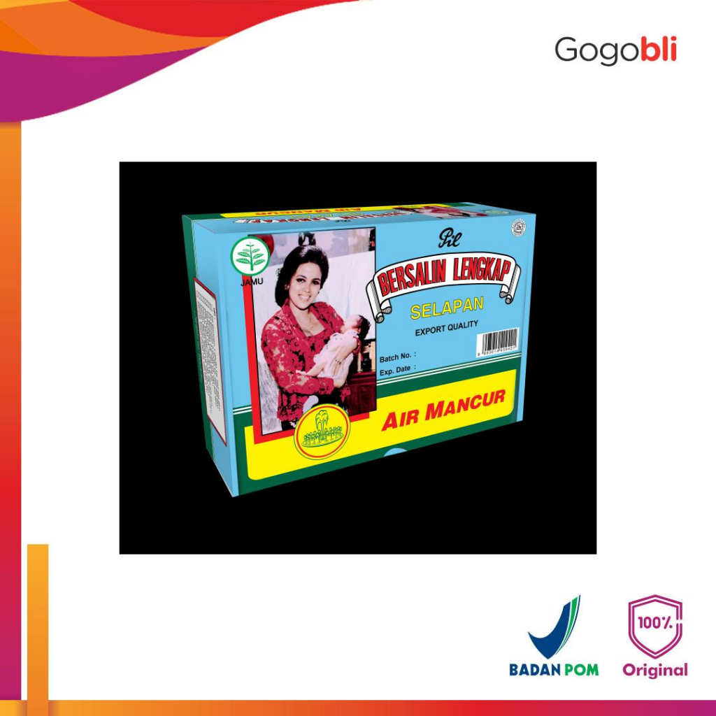 

Air Mancur Jamu Bersalin Lengkap Pil Box 40 Hari