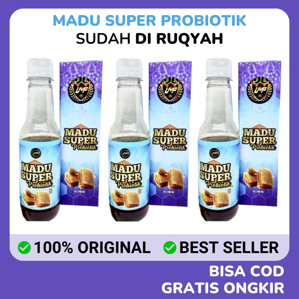 

MADU SUPER PROBIOTIK - 100% MADU MURNI ARSYADA SUDAH DI RUQYAH USTADZ MUHAMMAD FAIZAR