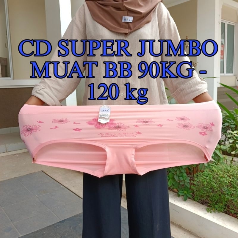 Celana Dalam Wanita Supe Jumbo BB ± 90 - 120KG / CD WANITA SUPER JUMBO Bahan Adem - Merk HUAYITING P