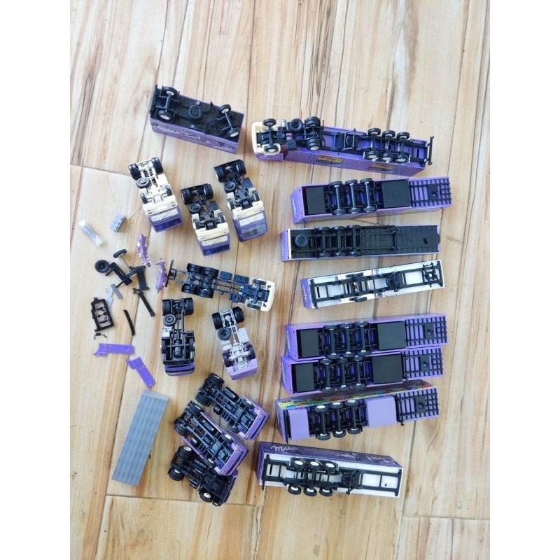 miniature truck skala ho herpa albedo Milka paket semua volvo mercedes