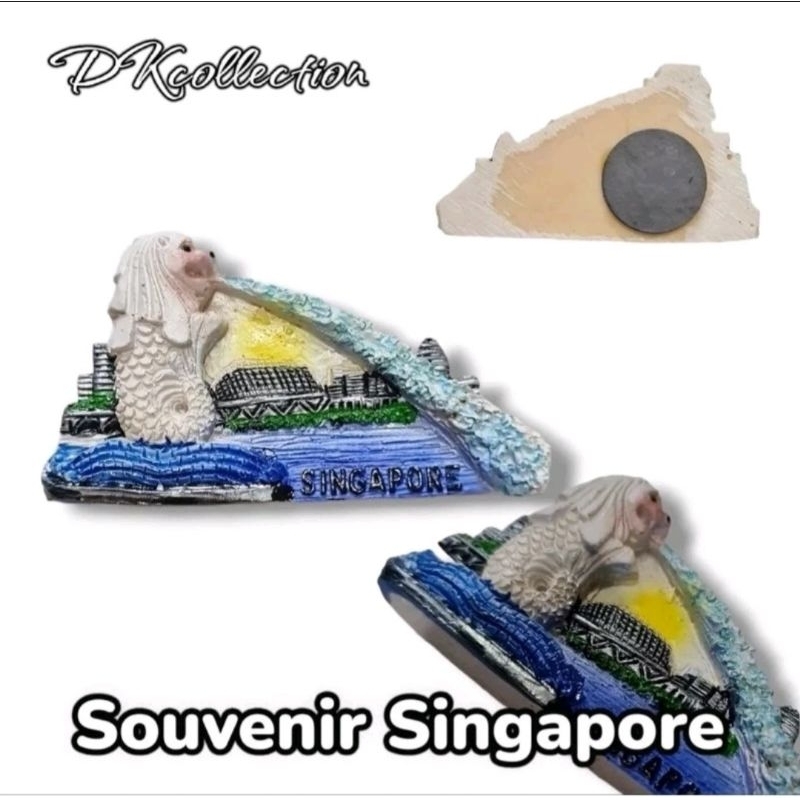 Magnet Singapore magnet singapura magnet kulkas Singapore tempelan kulkas Singapura