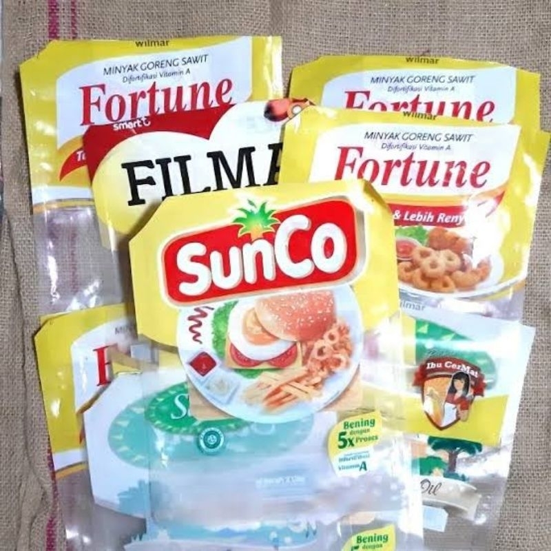 Plastik bekas Minyak Goreng 2 liter