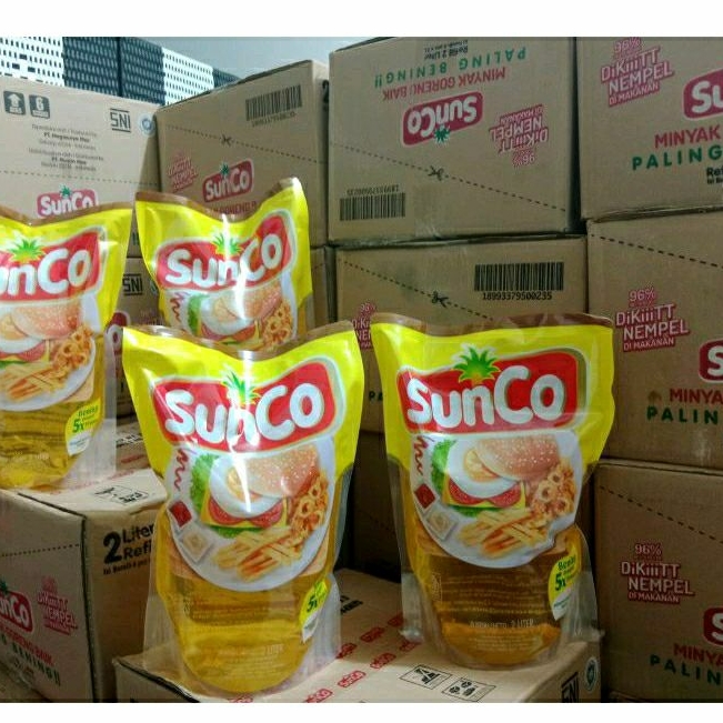 

Sunco Minyak goreng kemasan 2L DUS/Karton ||1 dus isi 6