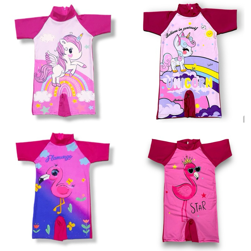 baju renang anak&bayi perempuan 7bulan-9tahun