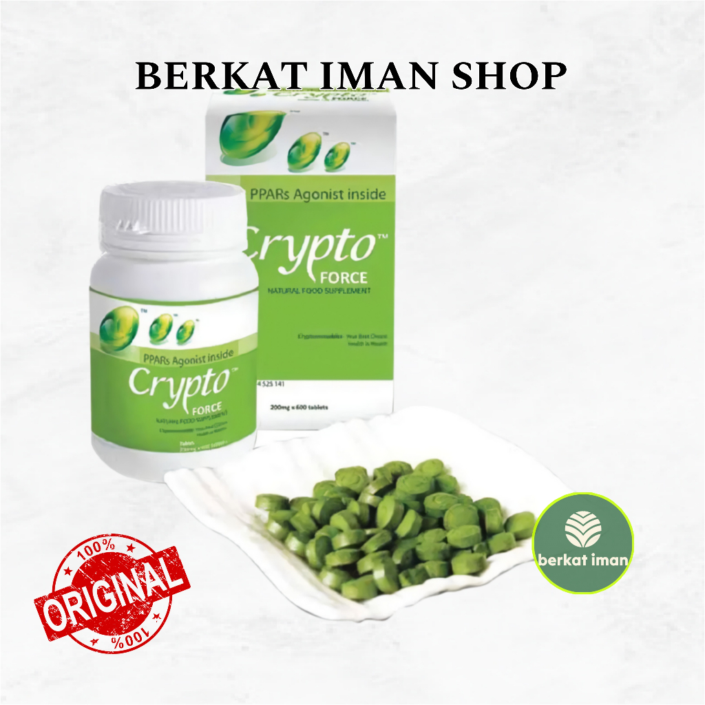 CRYPTO FORCE KRIPTO FORCE Suplemen Makanan Isi 600 Tablet Original