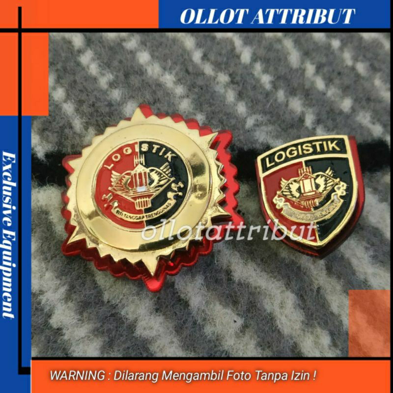 RODA LOGISTIK POLRI | PIN LOGISTIK POLRI | BREVET LOGISTIK