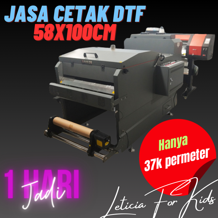 

Jasa Cetak DTF Meteran Sehari Kirim Ukuran 58cm x 100cm BERGARANSI