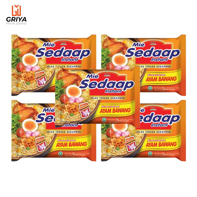 

Mie Sedap Ayam Bawang isi 5 Pcs