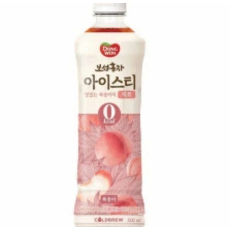 

Dongwon Peach Iced Tea 500ml - Minuman Teh Hitam Rasa Persik