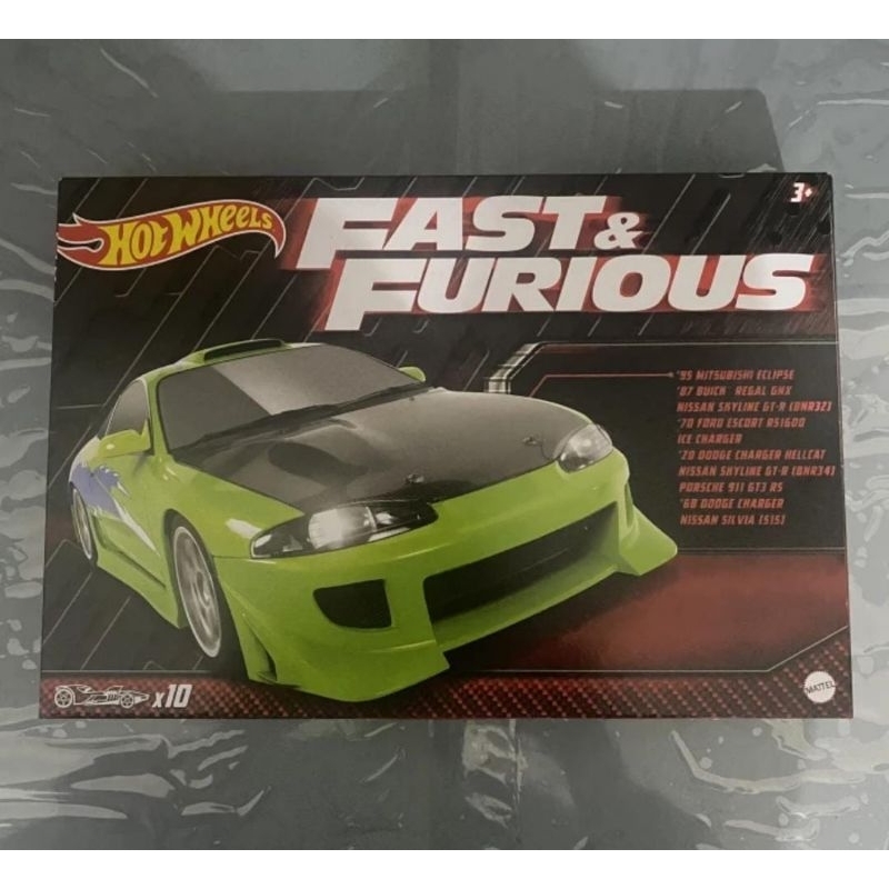 HOT WHEELS PREMIUM FAST & FURIOUS BOX SET OF 10 PACK