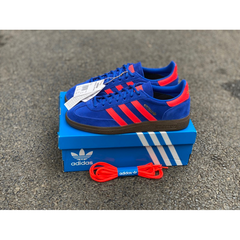 Adidas Handball Spezial Blue Strip Red Original